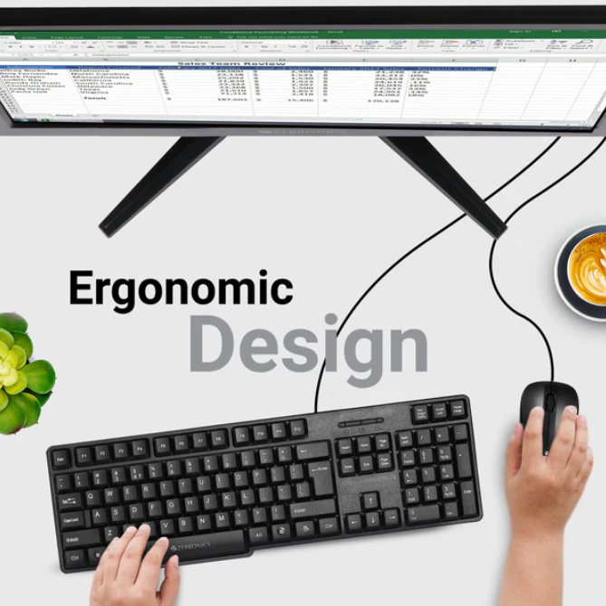 ZEBRONICS KB &MOUSE COMBO (JUDWA 850)`